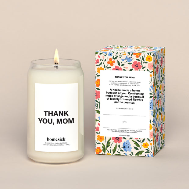 Thank You, Mom Candle