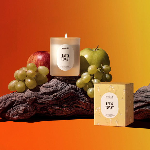 Let's Toast Mini Candle