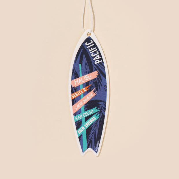 Car freshener on a cream colored background