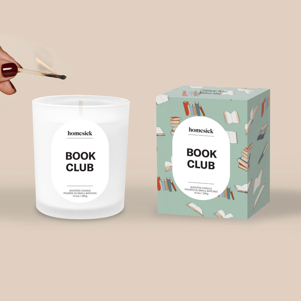 Book Club Candle