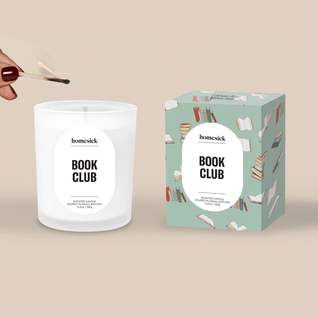 Book Club Candle