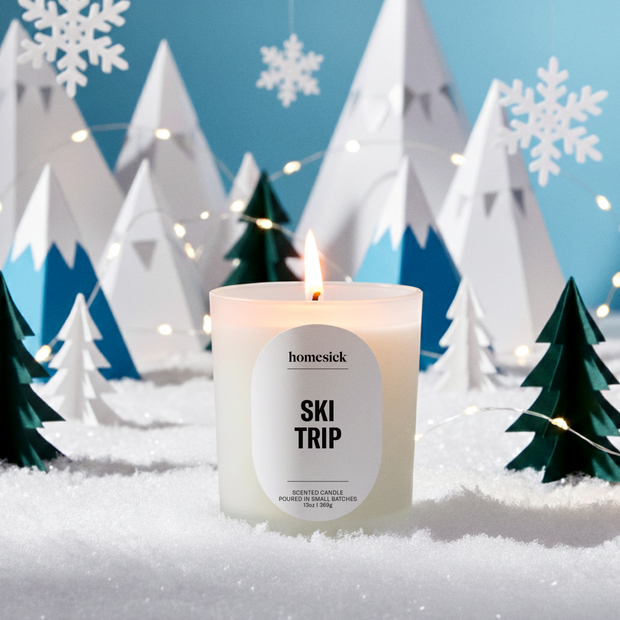 Ski Trip Candle