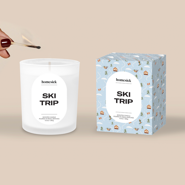 Ski Trip Candle