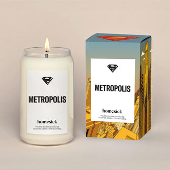 Superman Metropolis Candle