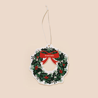 Car freshener on a cream colored background